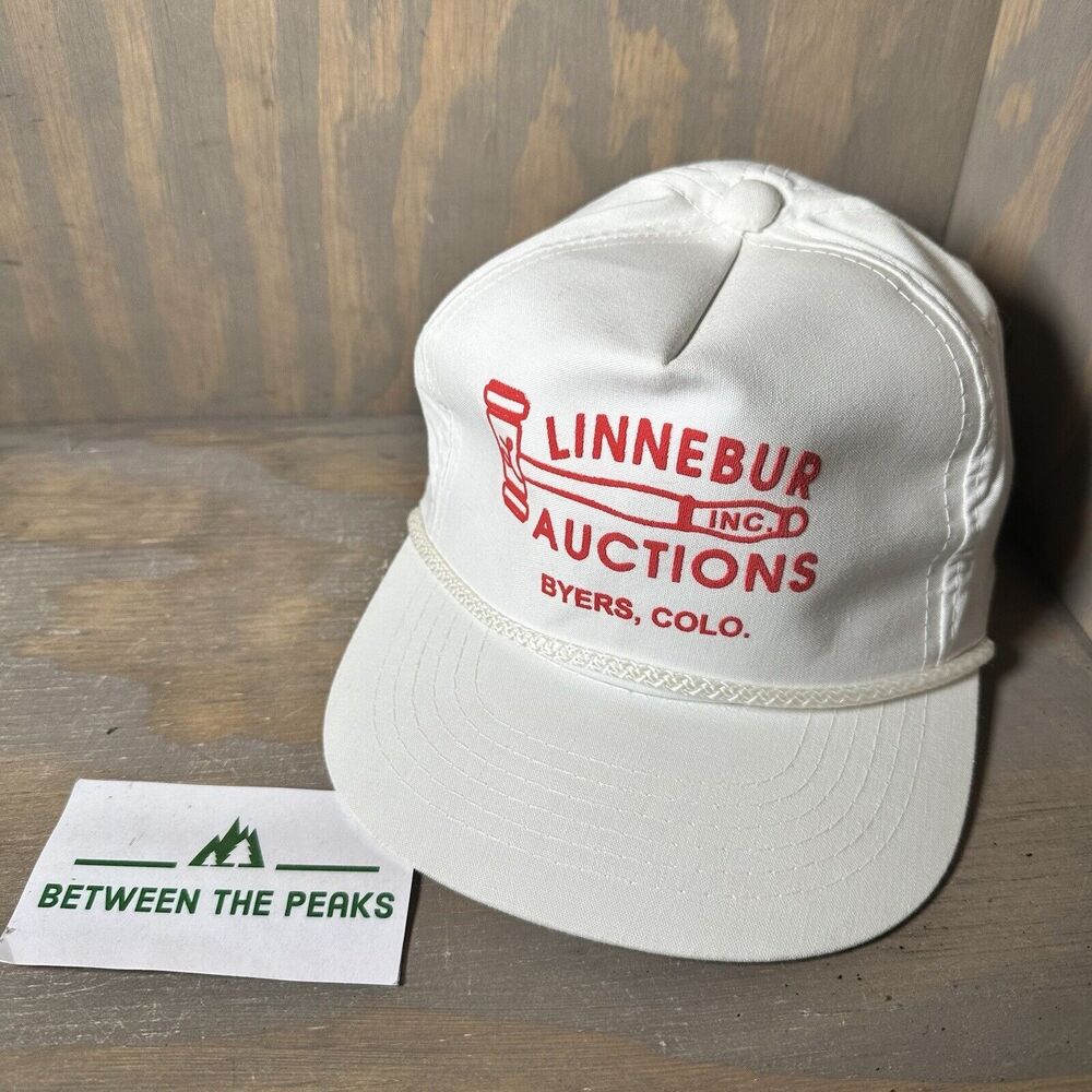 Byers CO White and Red Trucker Hat